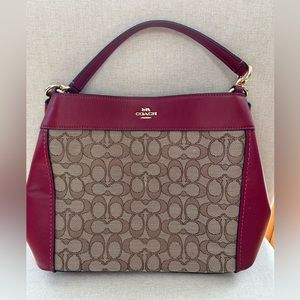 Coach signature jacquard, Lexy shoulder bag